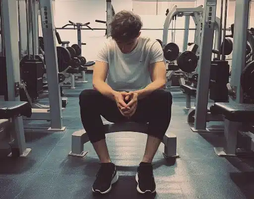 feeling anxious in the gym