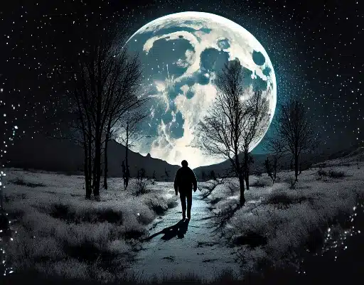 Walking Meditation On Full Moon