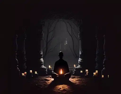 can you meditate in the dark