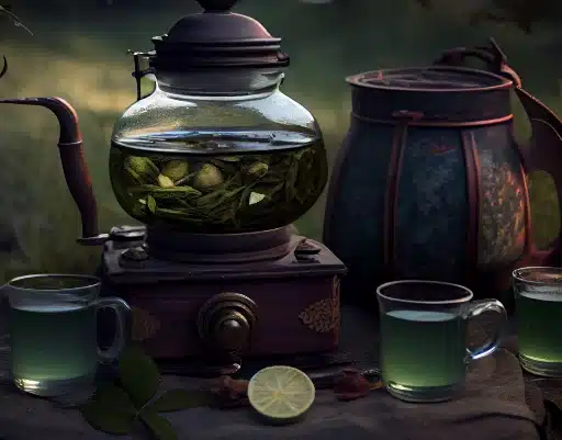 green tea for meditation