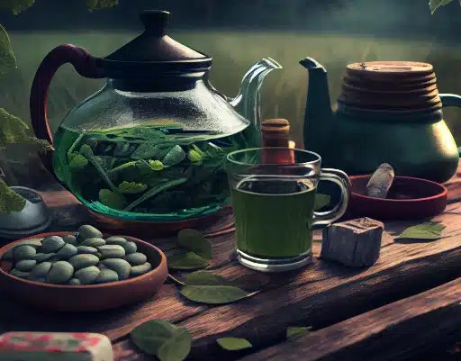 peppermint tea for meditation
