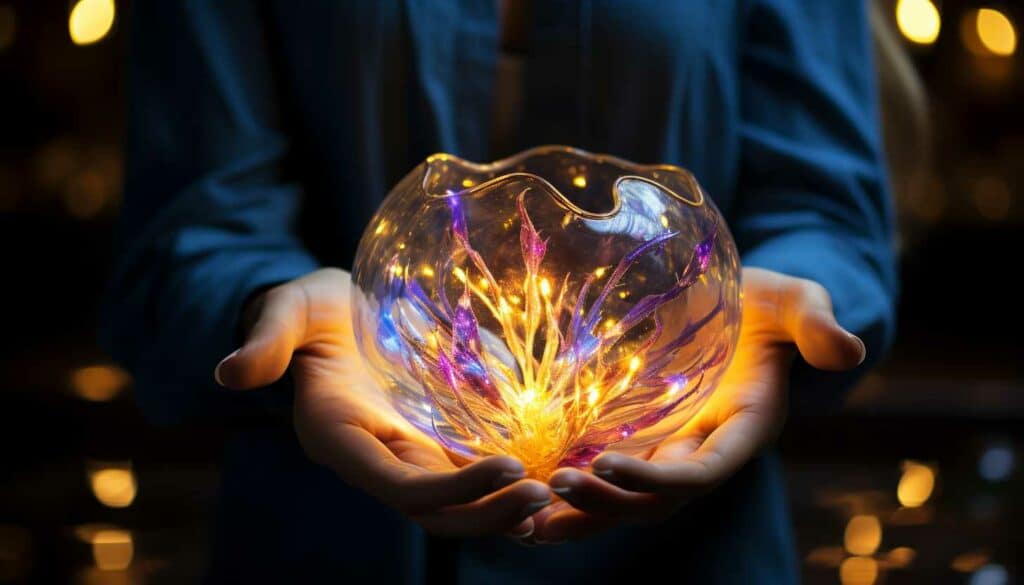 Using spiritual energy crystals